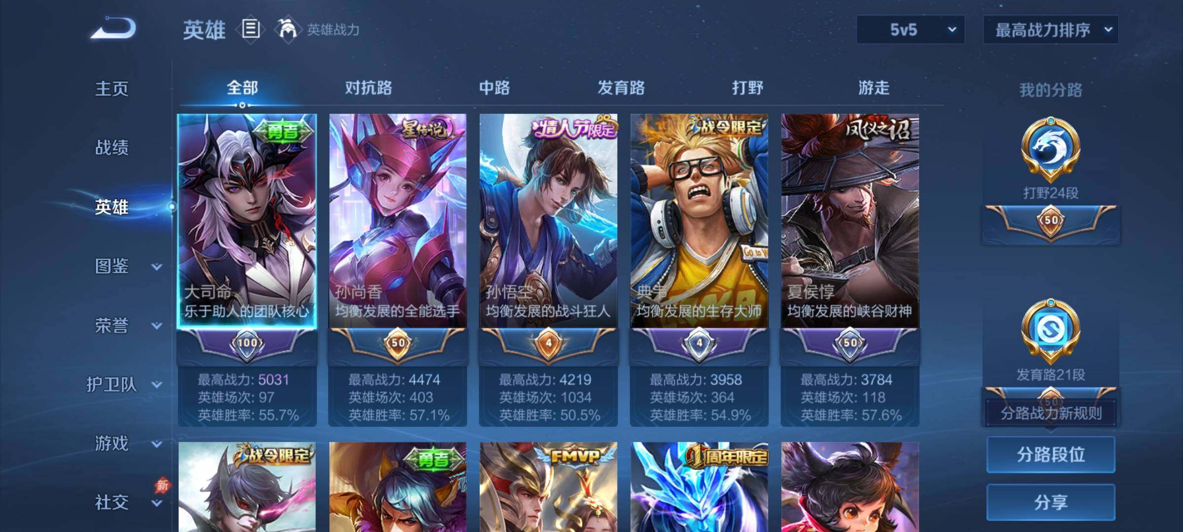 WZDN4345961王者荣耀账号详情图4