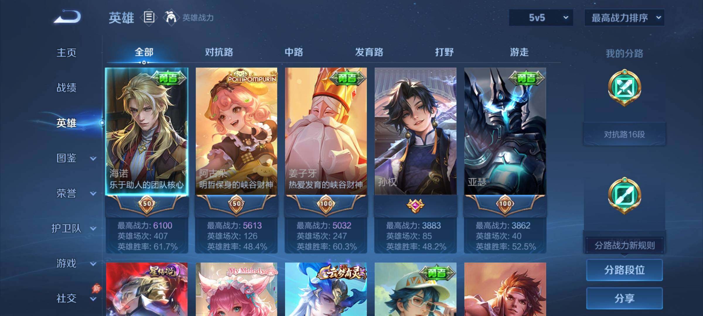 WZCMY4351435王者荣耀账号详情图3
