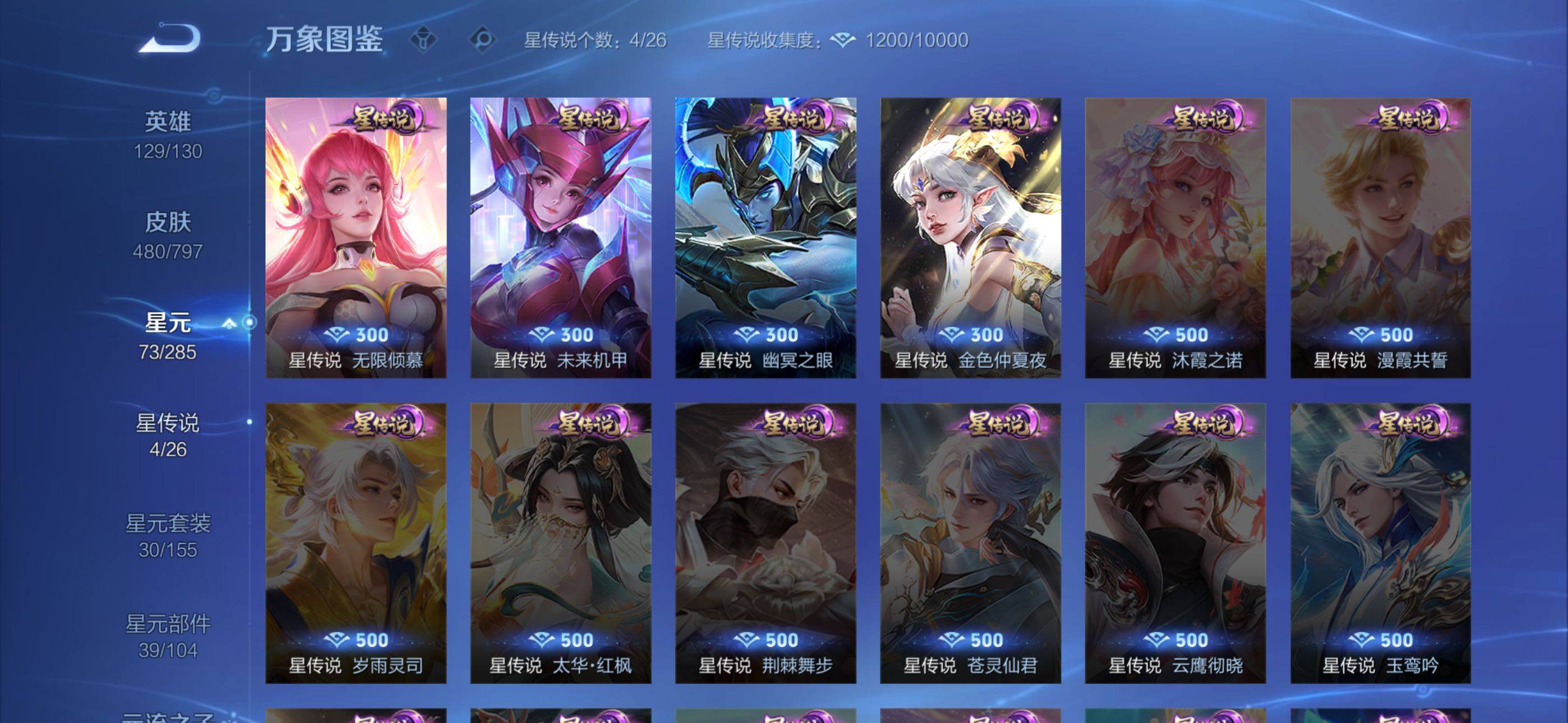 WZLX4351666王者荣耀账号详情图16
