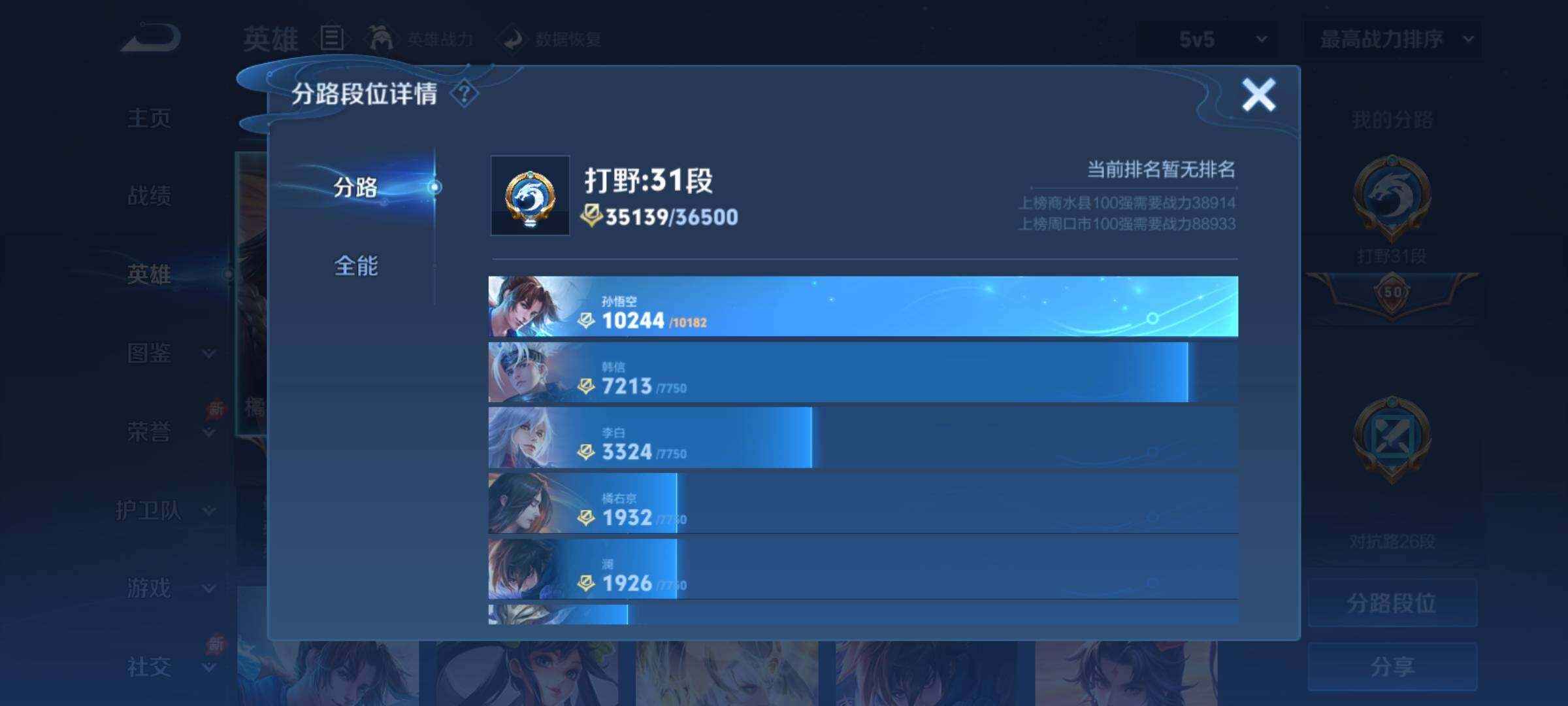 WZCMY4352730王者荣耀账号详情图4