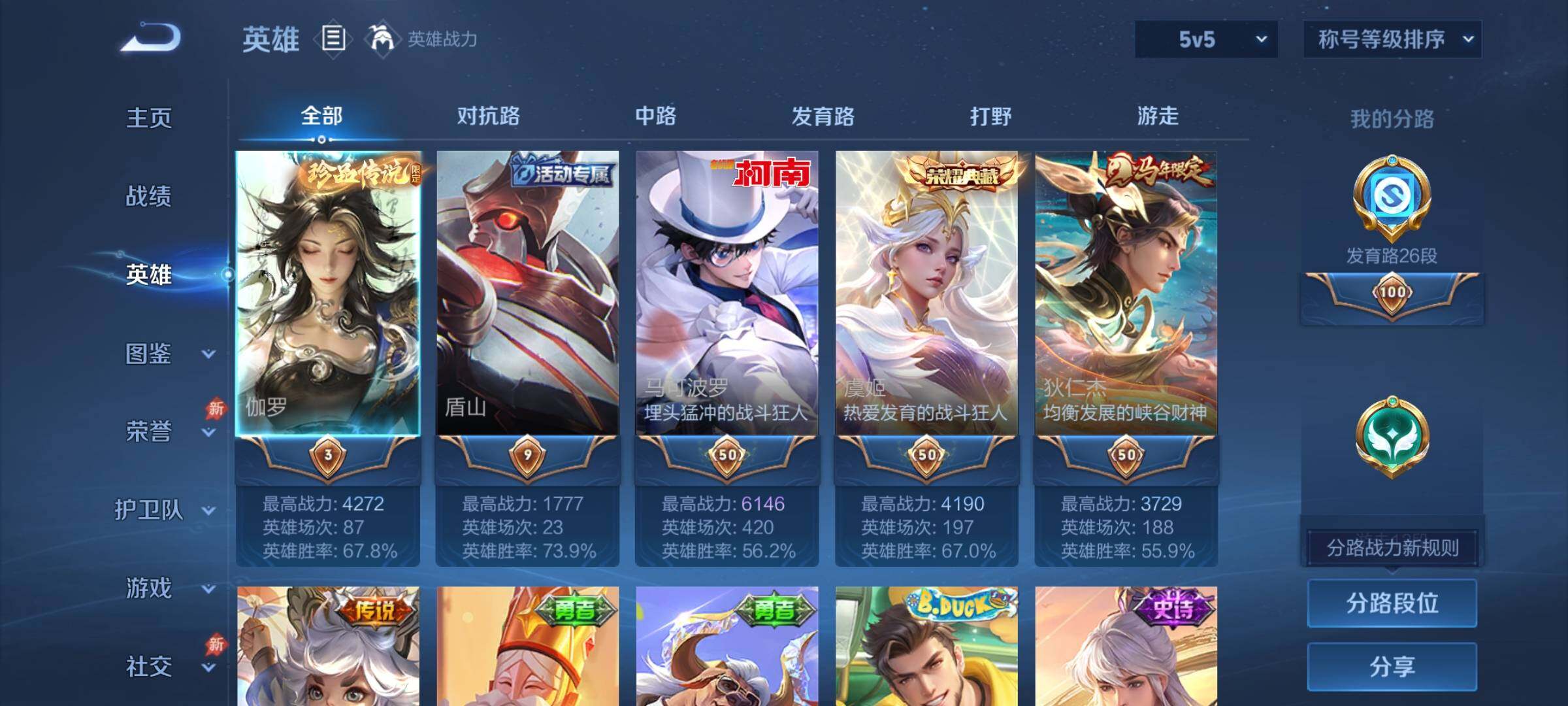 WZLX4351889王者荣耀账号详情图3