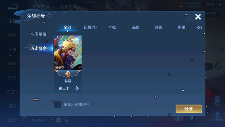 WZLX4348610王者荣耀账号详情图8