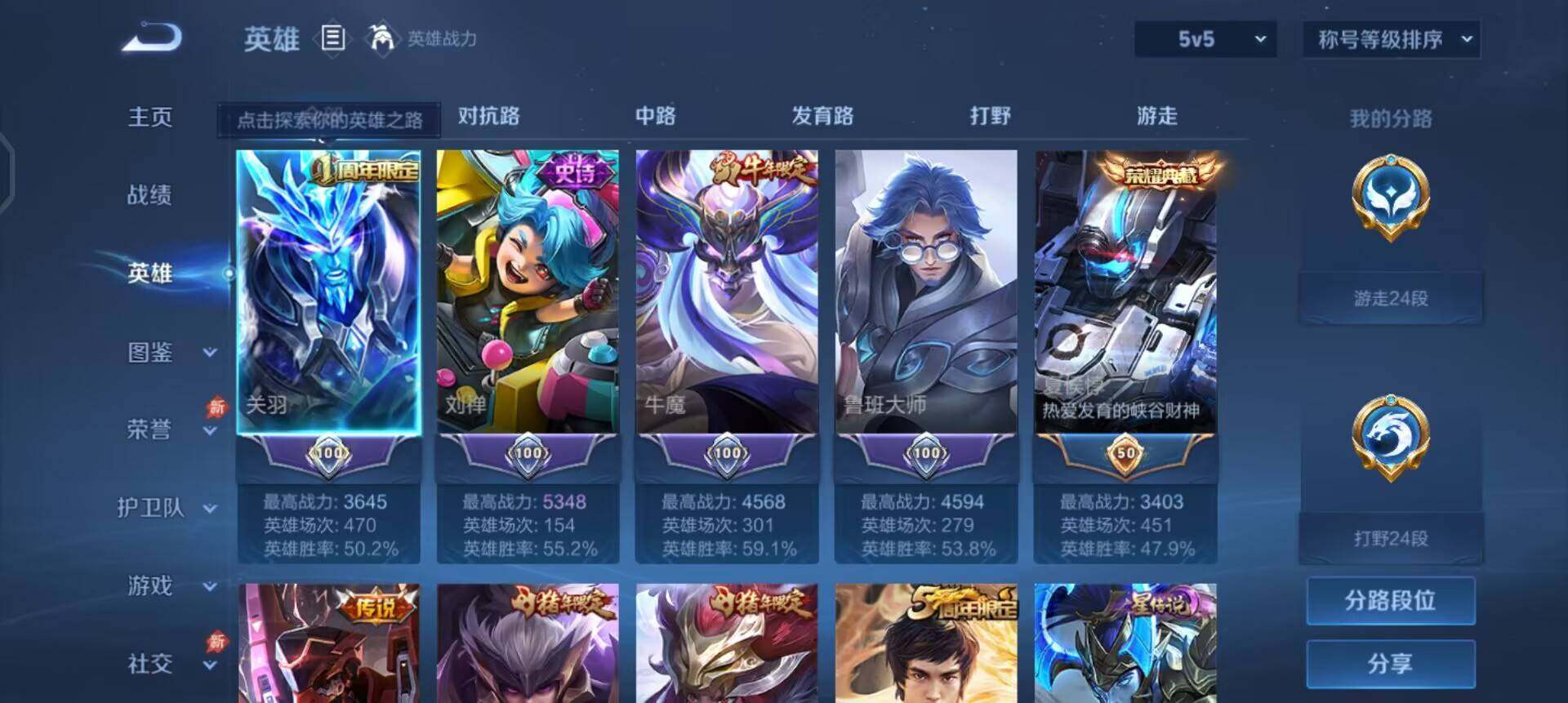 WZQM4358122王者荣耀账号详情图6