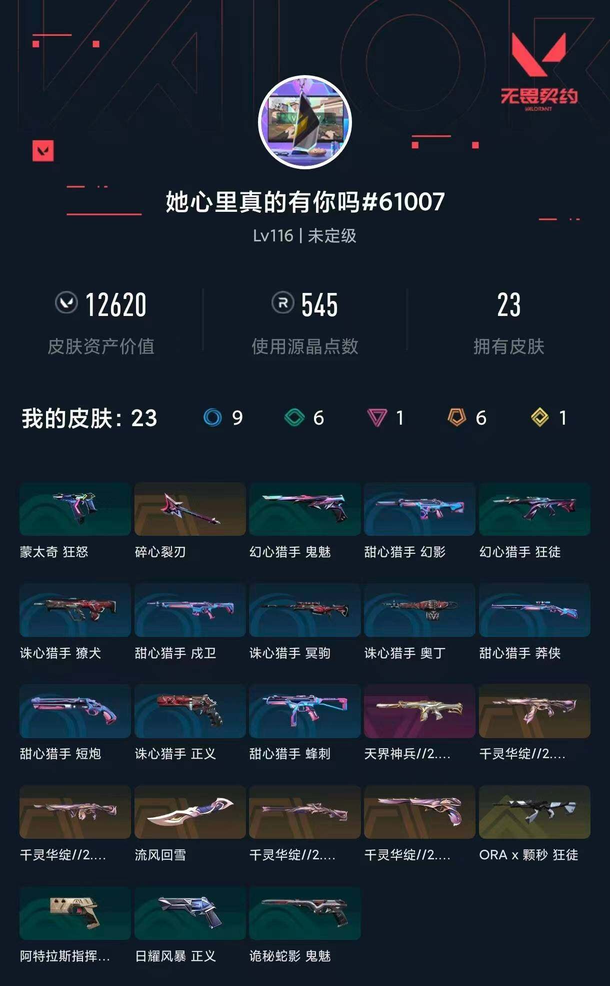 WWQXL439815无畏契约账号详情图4 WWQXL439815无畏契约账号详情图4