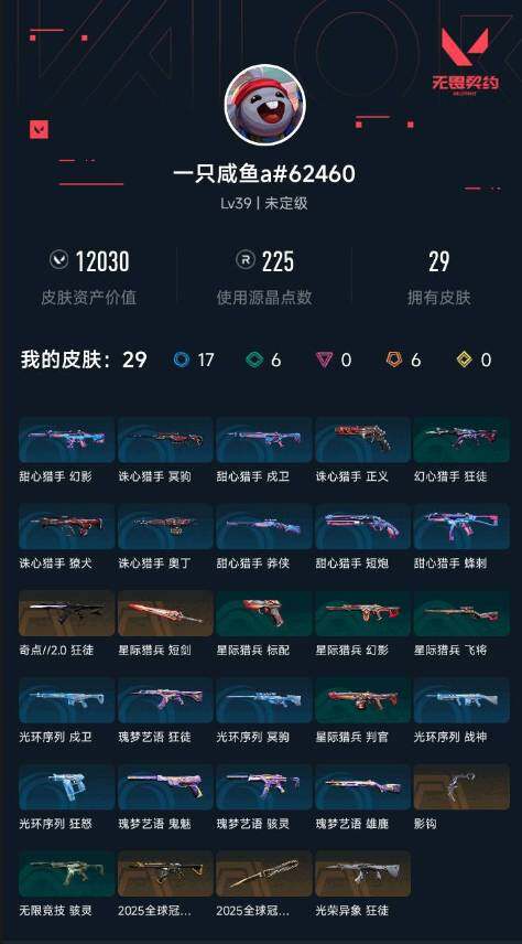 WWQXL439819无畏契约账号详情图3
