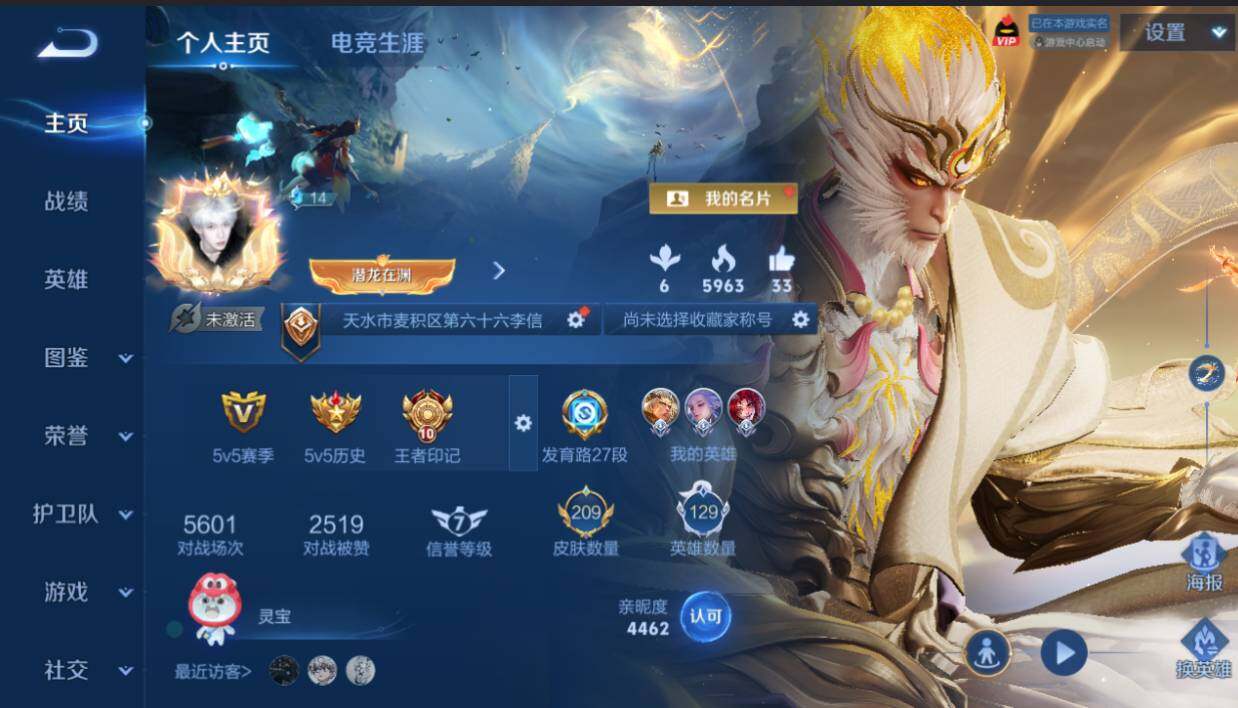 WZEY4352729王者荣耀账号详情图5