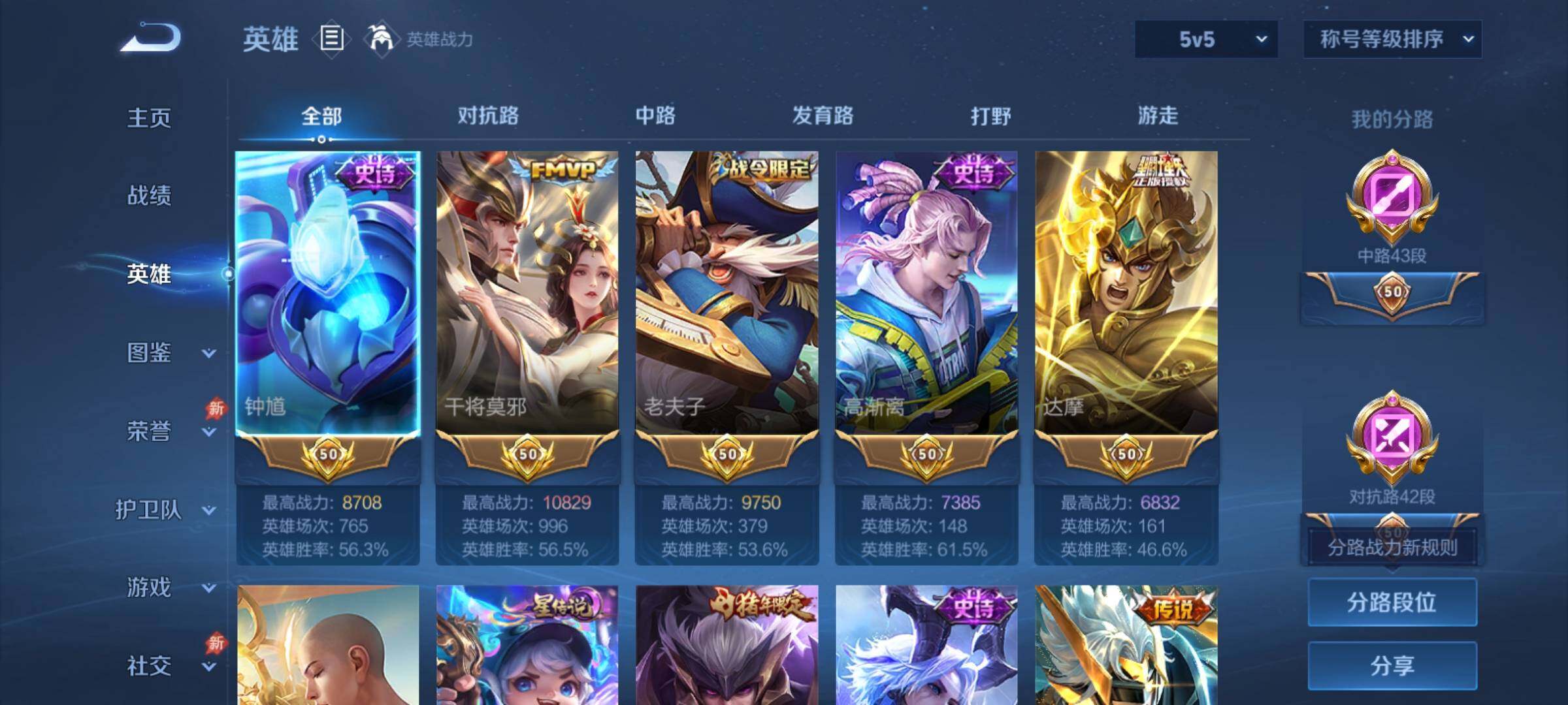 WZCMY4355916王者荣耀账号详情图4