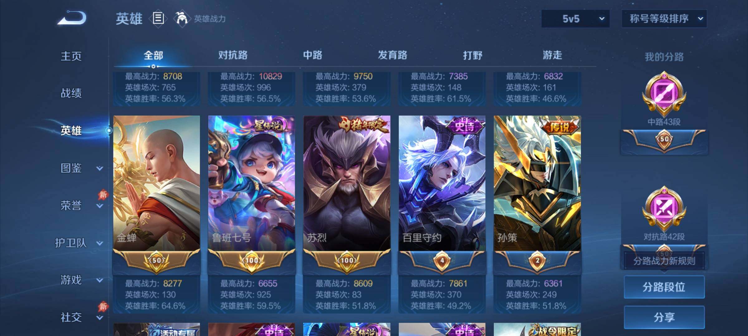 WZCMY4355916王者荣耀账号详情图5