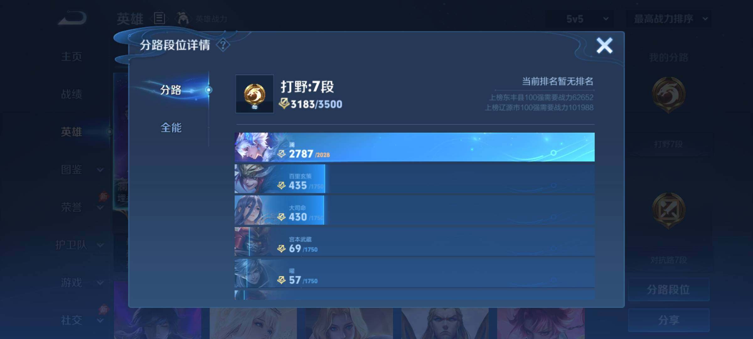 WZCMY4355960王者荣耀账号详情图4