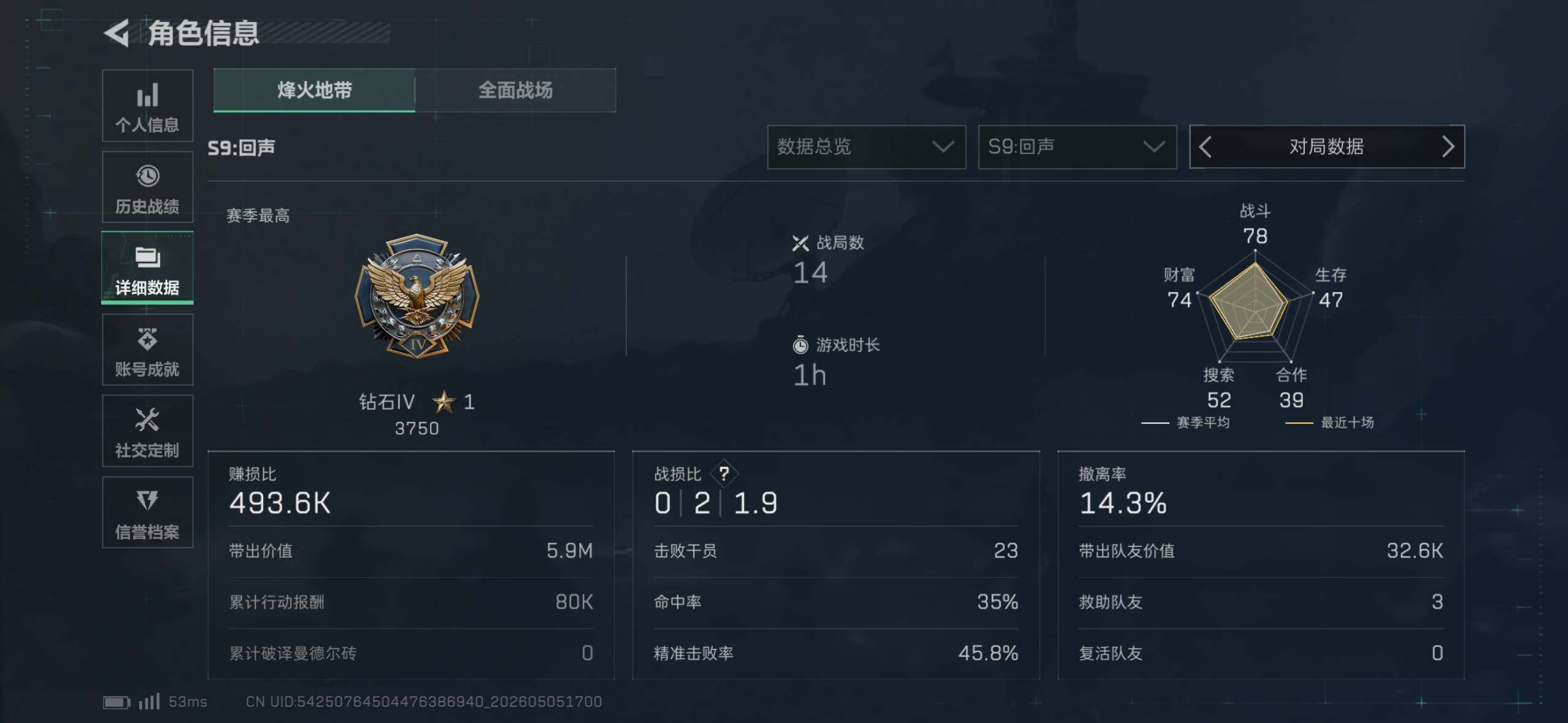SJZEY4117080三角洲行动账号详情图13