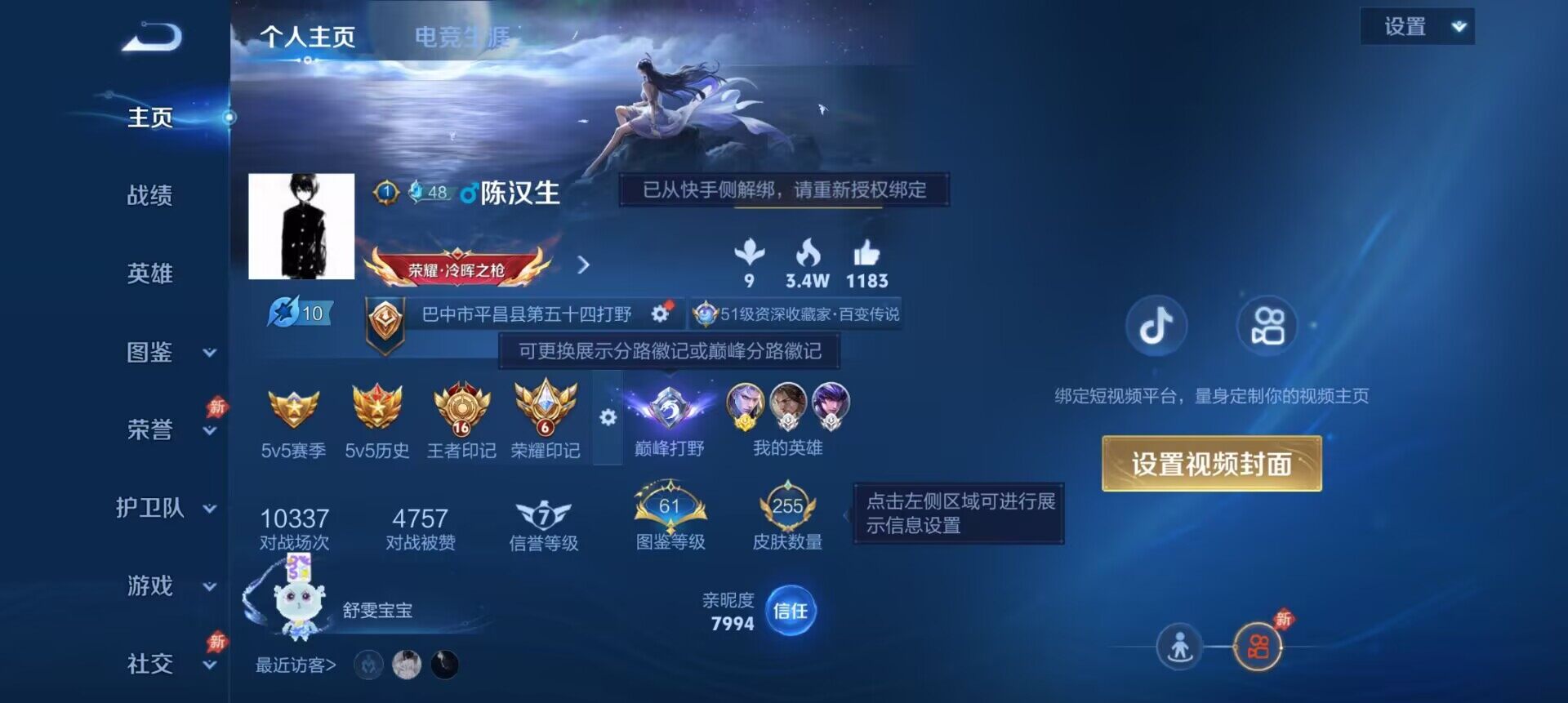 WZLX4354127王者荣耀账号详情图2