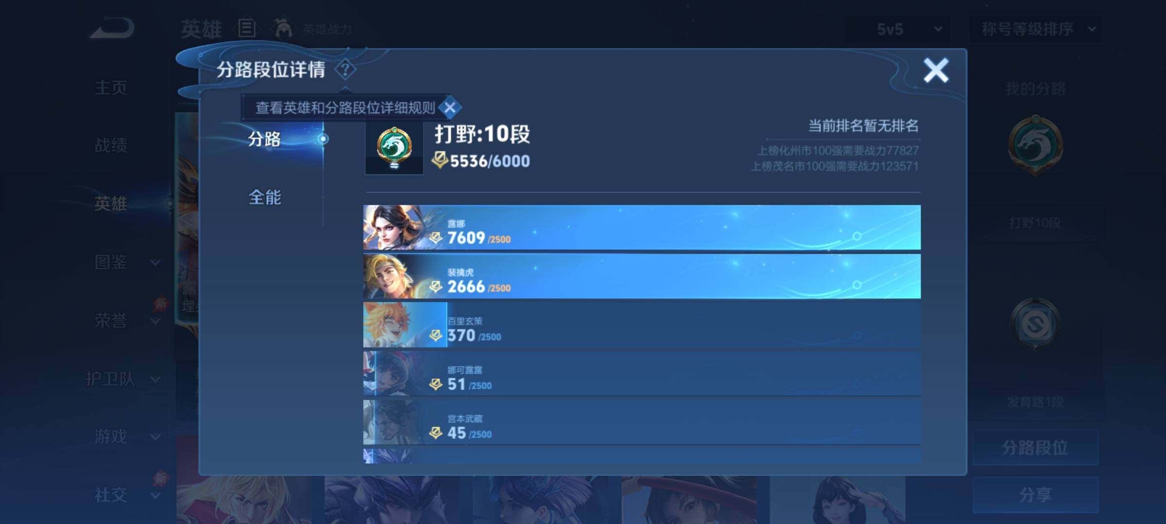 WZCMY4355948王者荣耀账号详情图4
