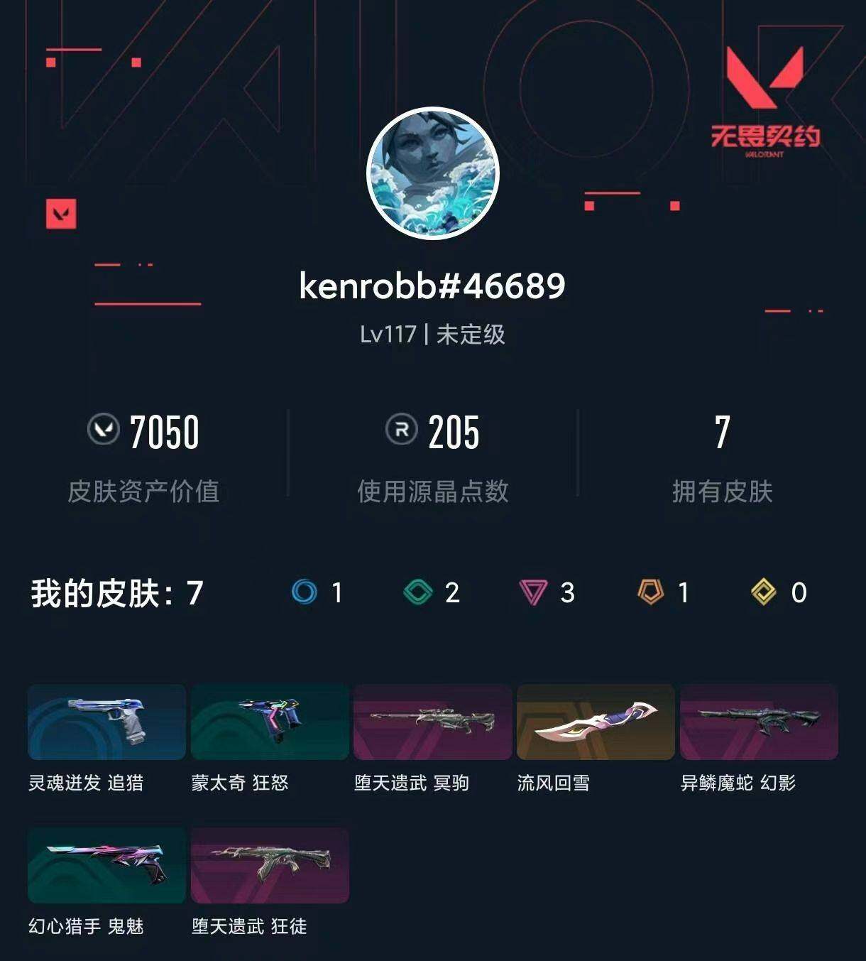 WWQXL440394无畏契约账号详情图3 WWQXL440394无畏契约账号详情图3