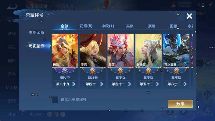 WZLX4355077王者荣耀账号详情图8