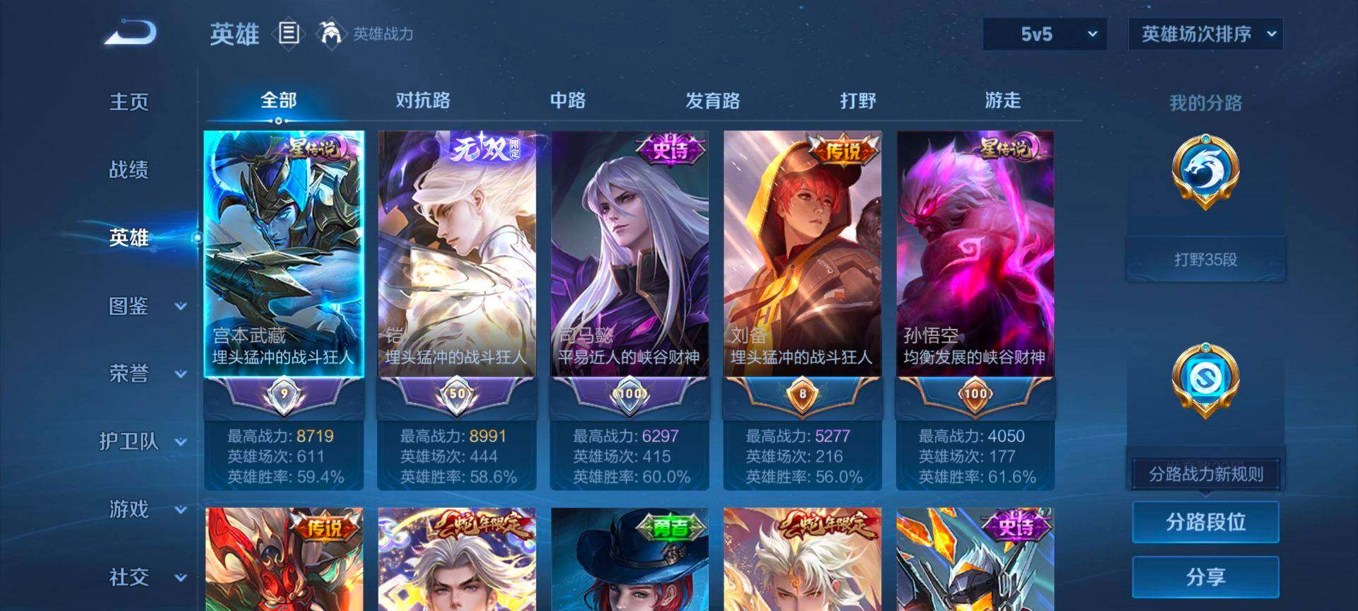 WZQM4355301王者荣耀账号详情图4
