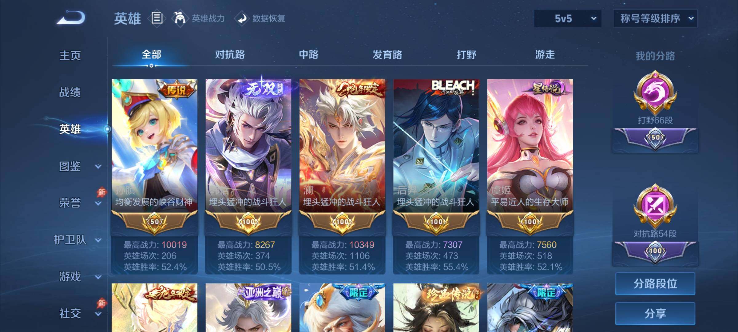 WZLX4356911王者荣耀账号详情图6