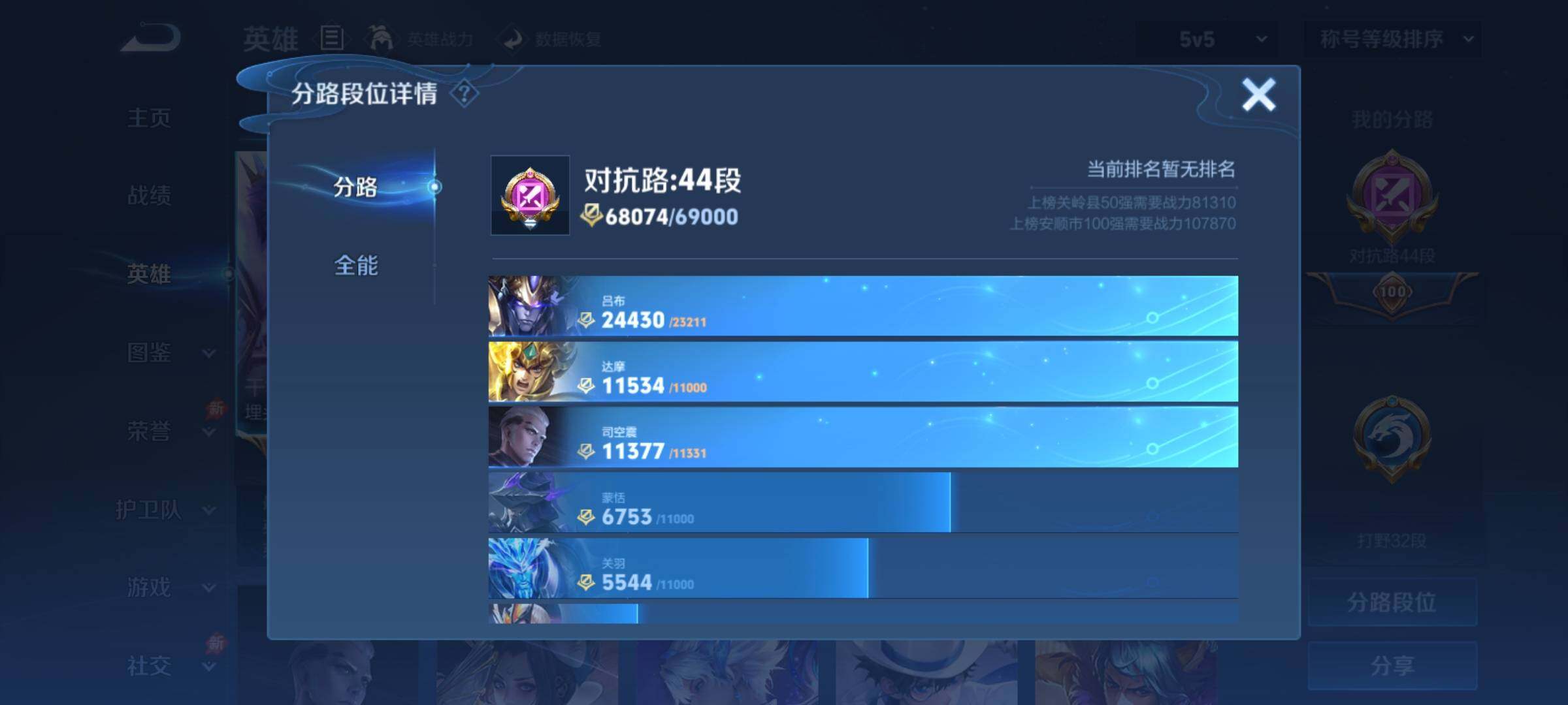 WZCMY4358580王者荣耀账号详情图5