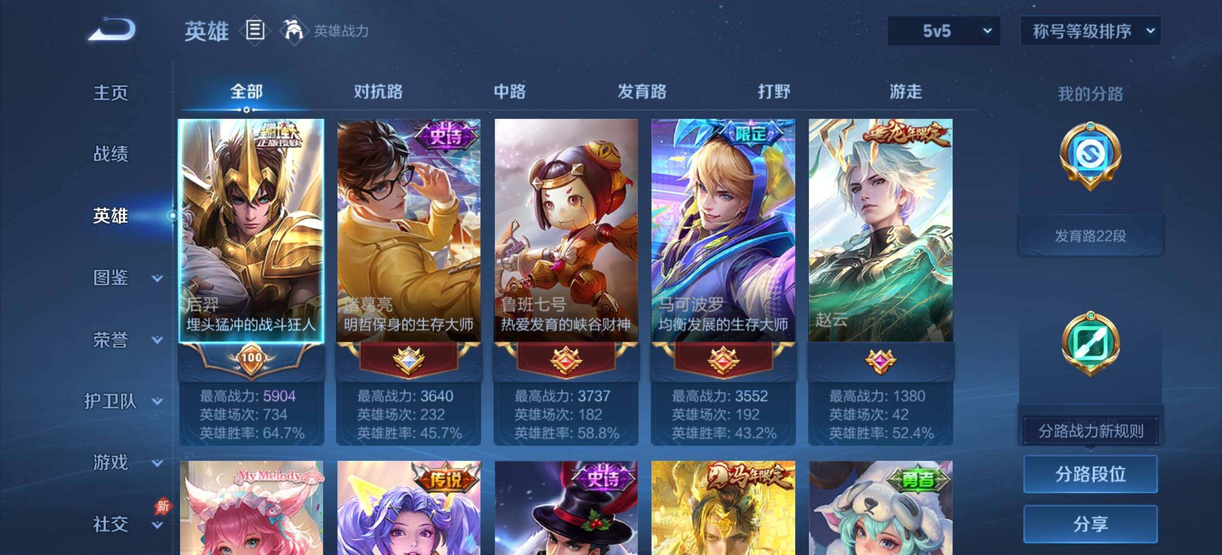 WZQM4357428王者荣耀账号详情图5