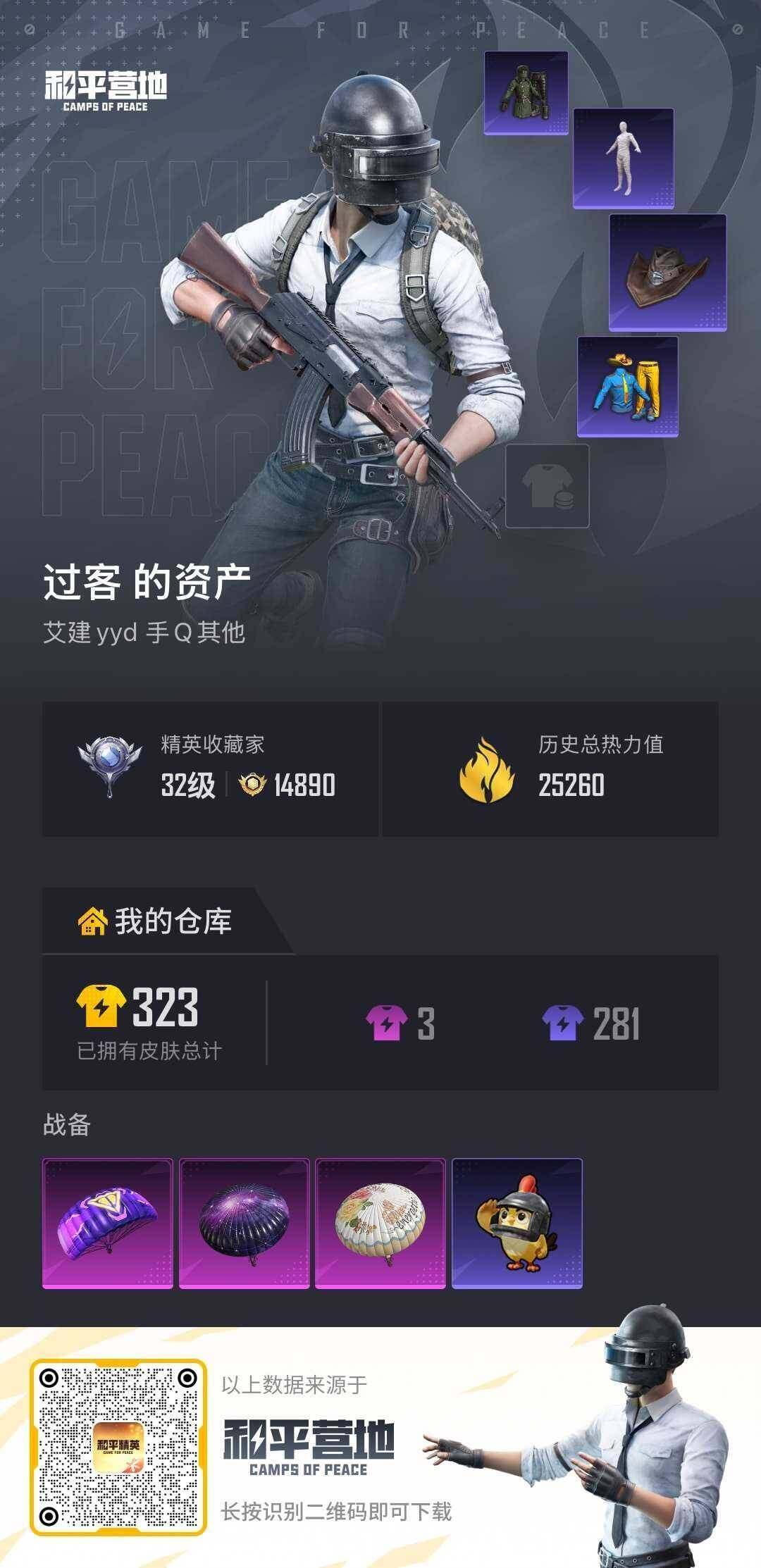 HPQM4264825和平精英账号详情图5
