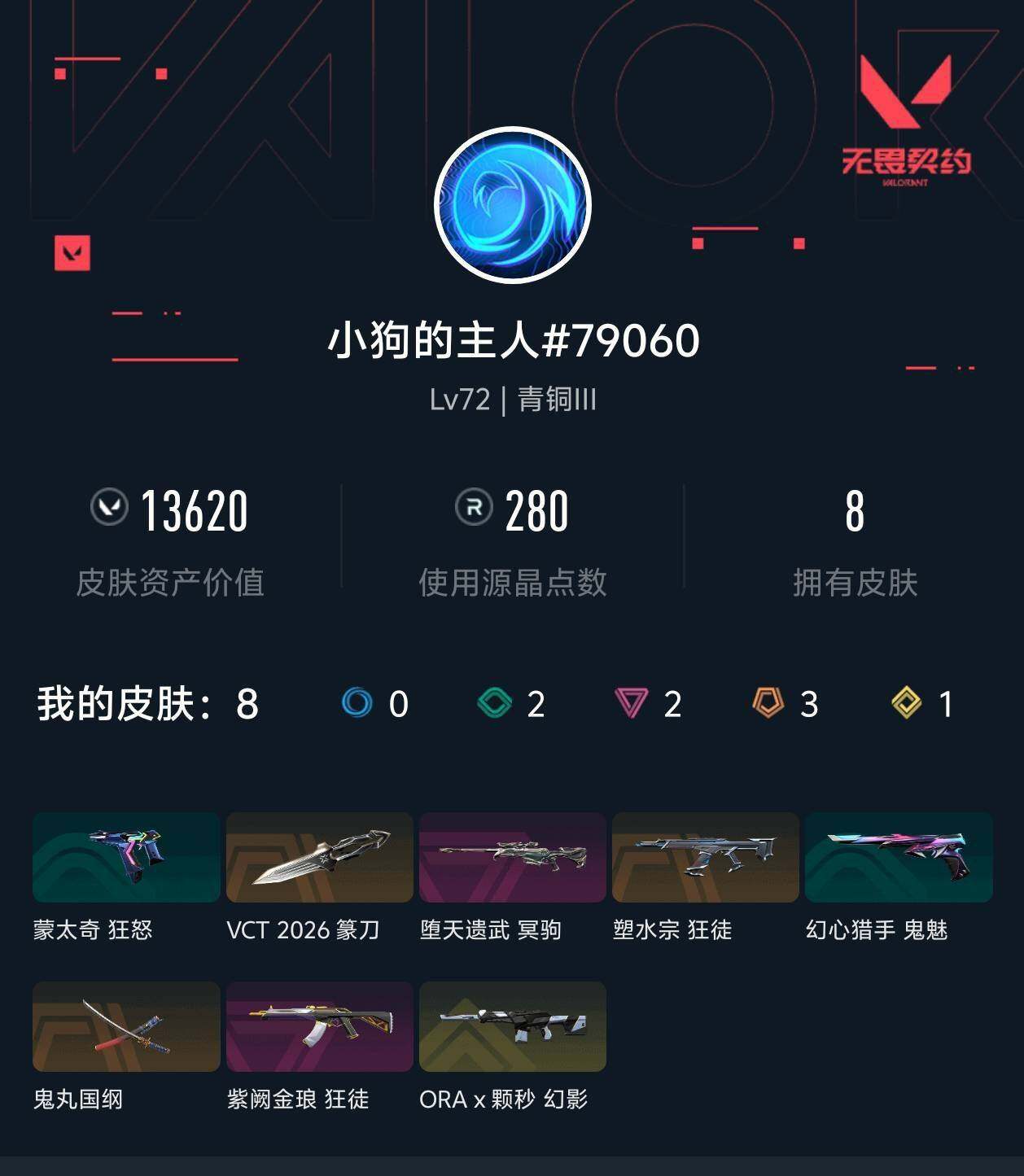 WWQXL440891无畏契约账号详情图3 WWQXL440891无畏契约账号详情图3