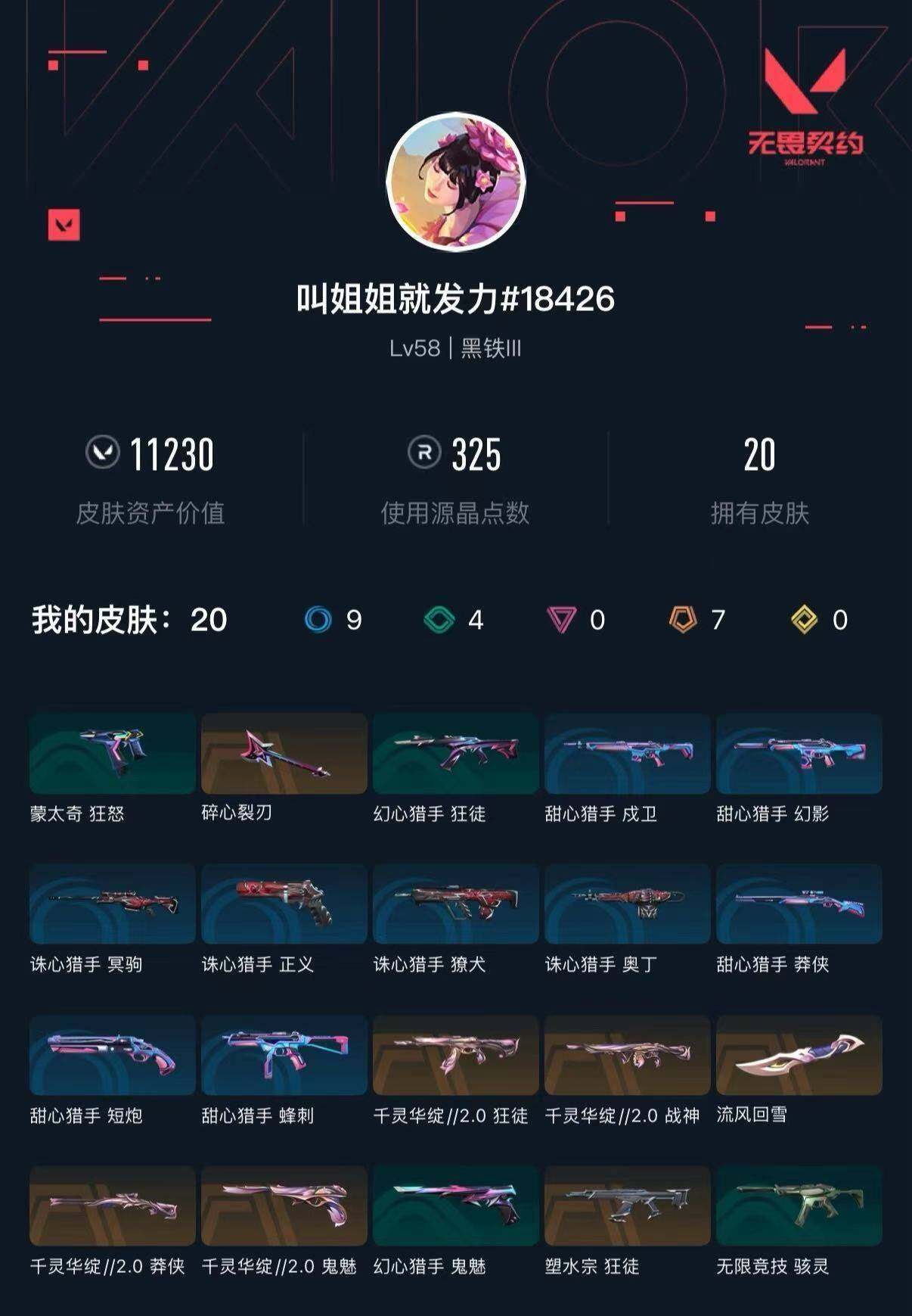WWQXL440919无畏契约账号详情图3