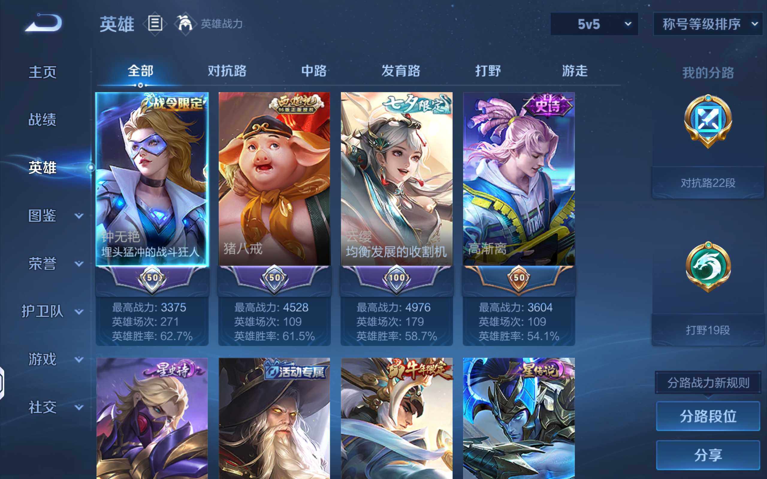 WZQM4358030王者荣耀账号详情图4