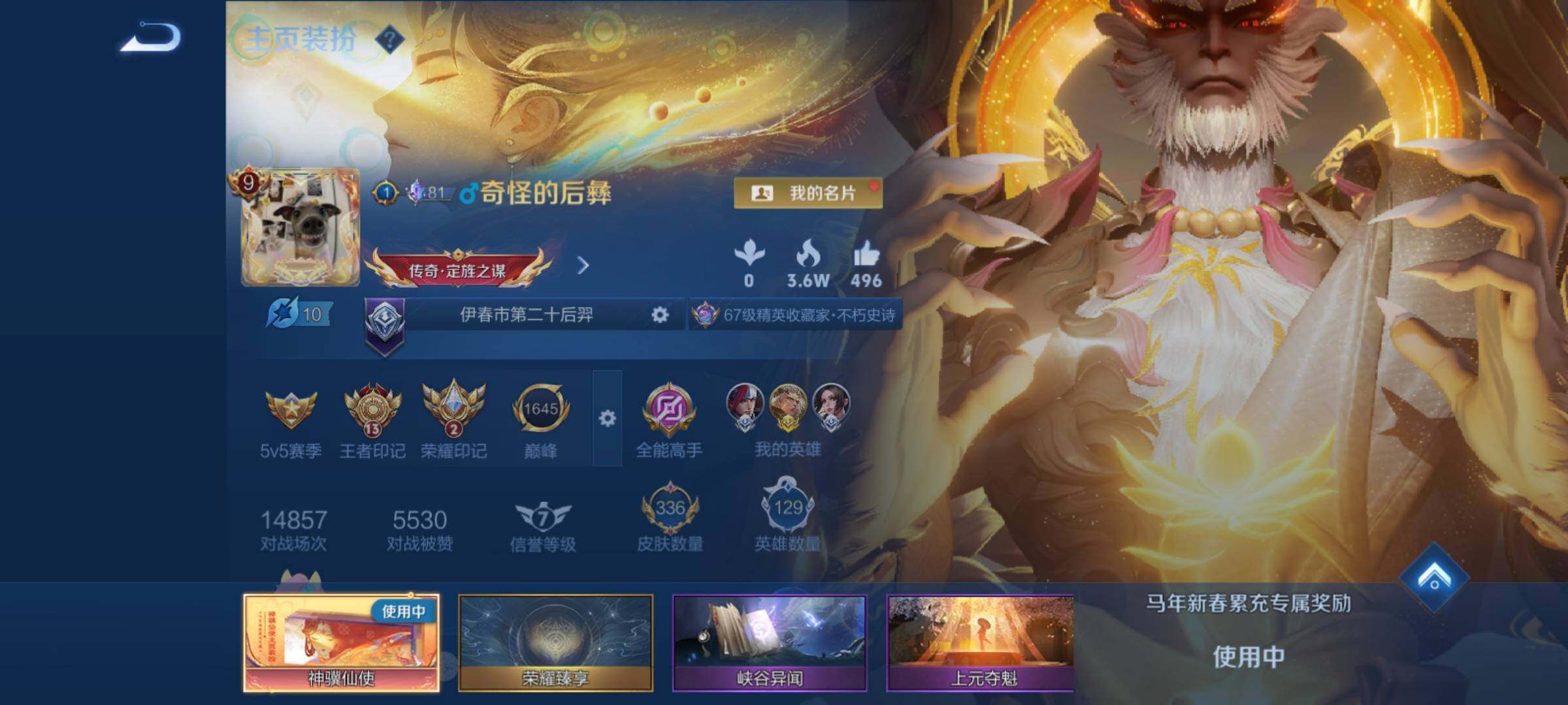 WZCMY4361431王者荣耀账号详情图3