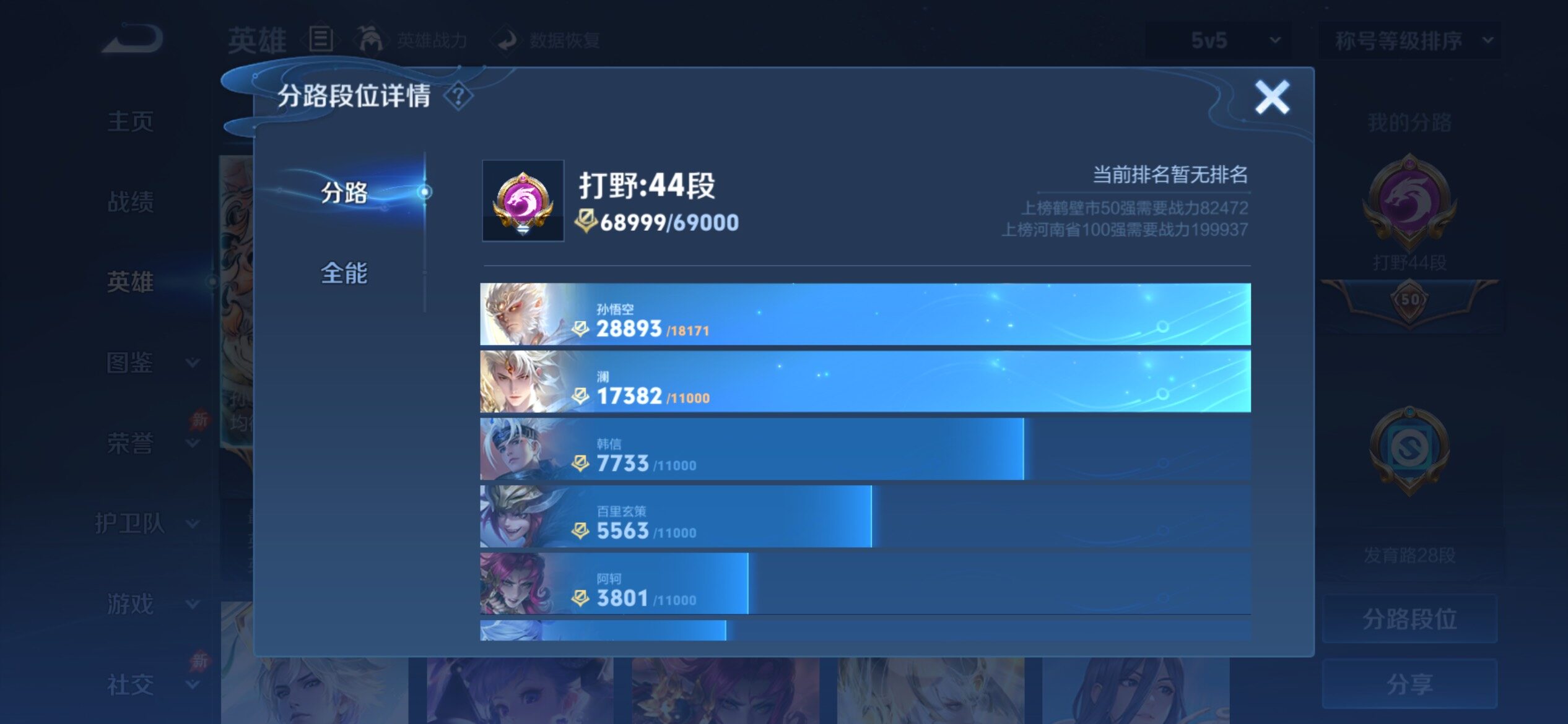 WZCMY4361497王者荣耀账号详情图4