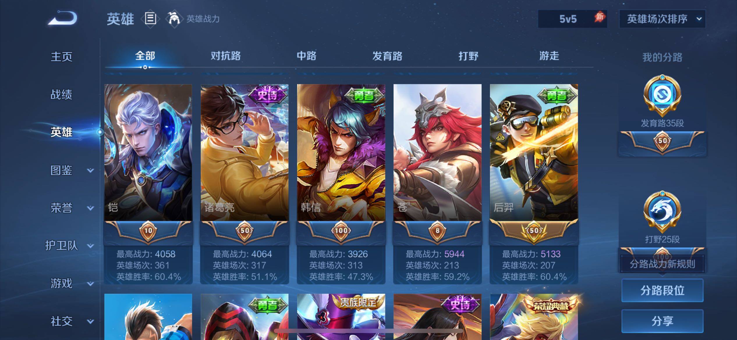 WZJM4360303王者荣耀账号详情图10