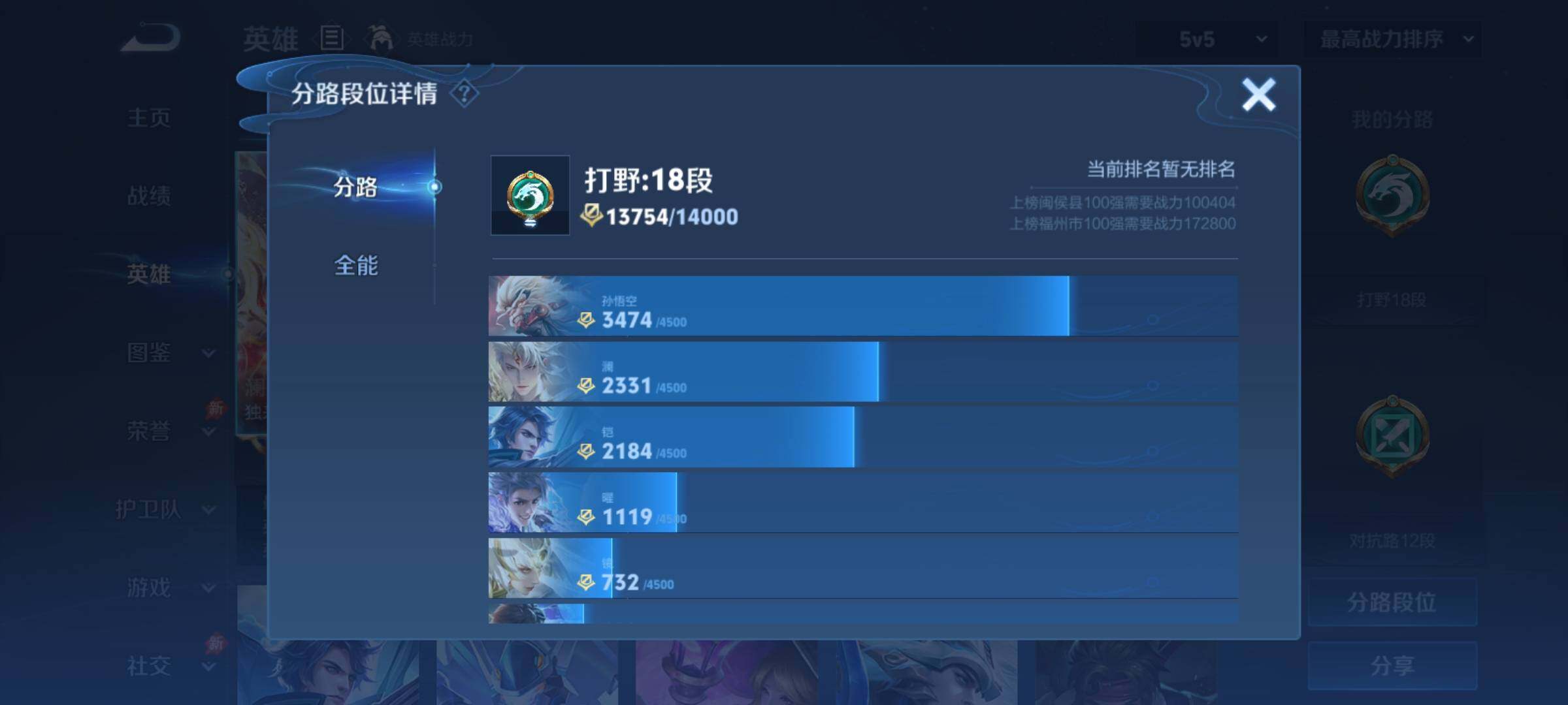 WZCMY4361331王者荣耀账号详情图4