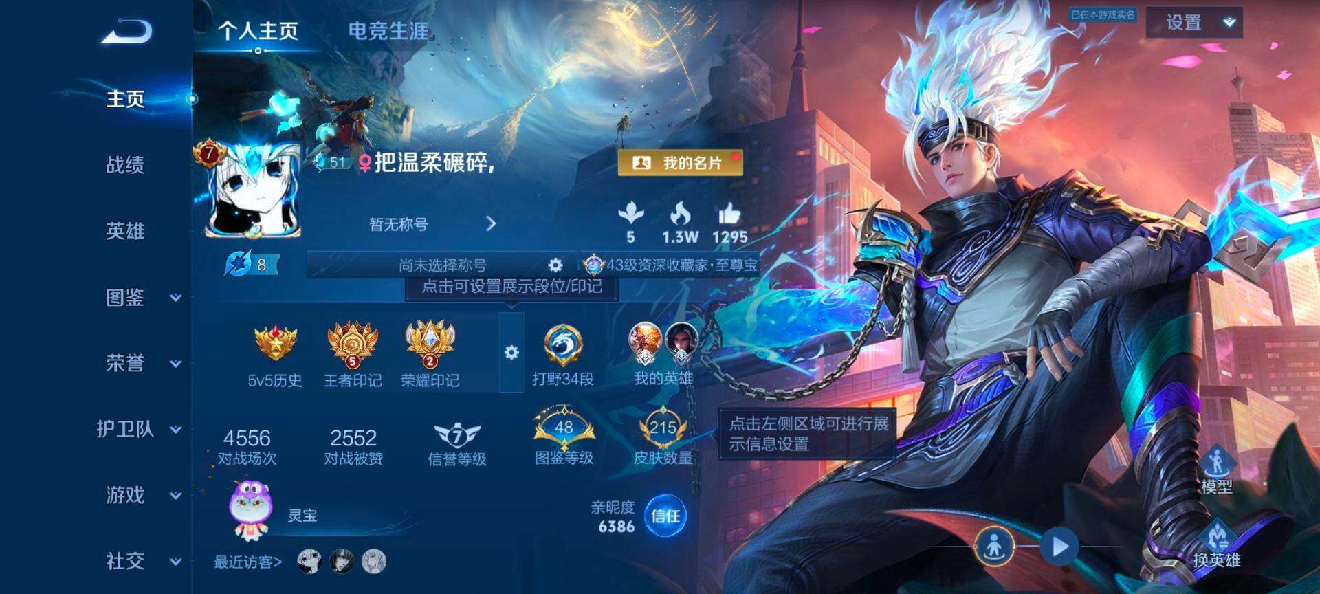 WZQM4360624王者荣耀账号详情图3