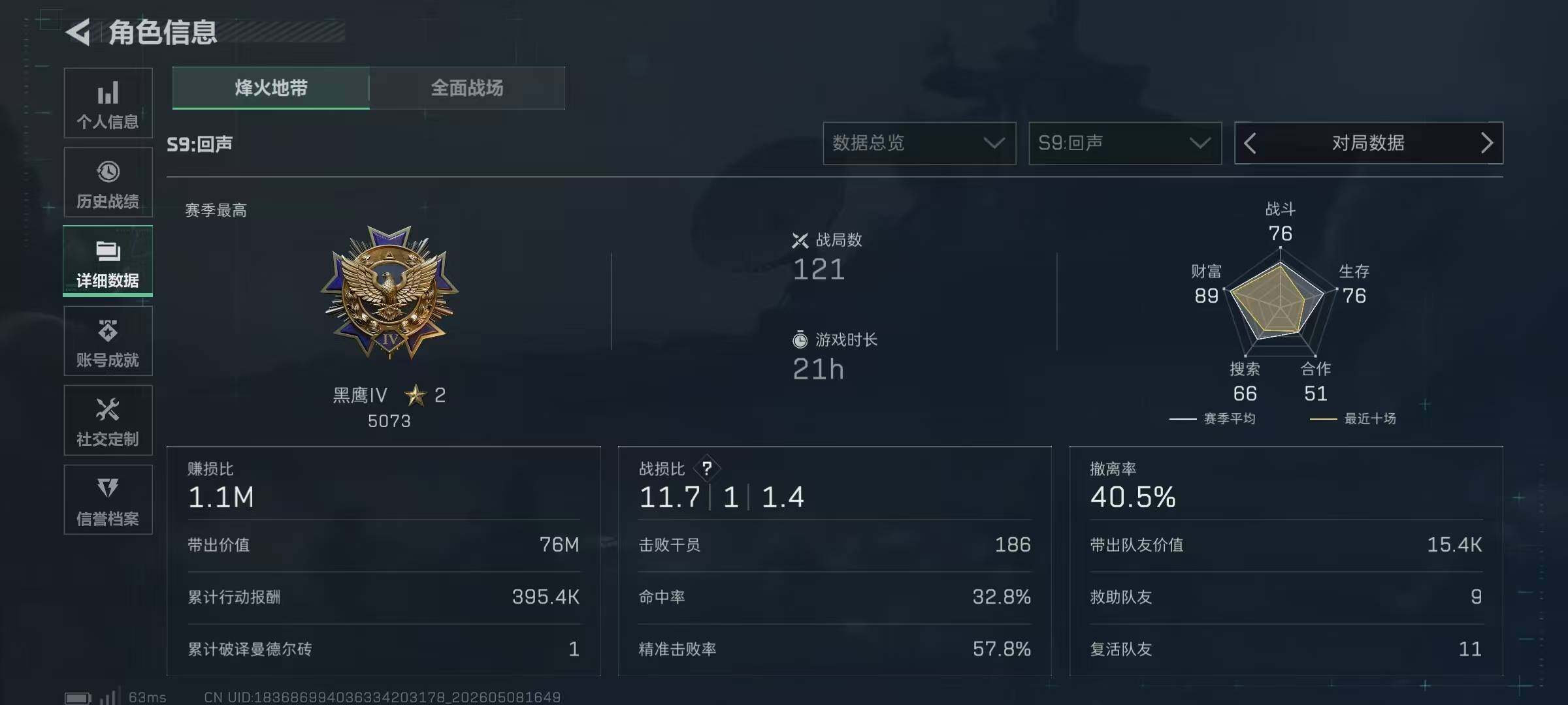 SJZEY4119556三角洲行动账号详情图6