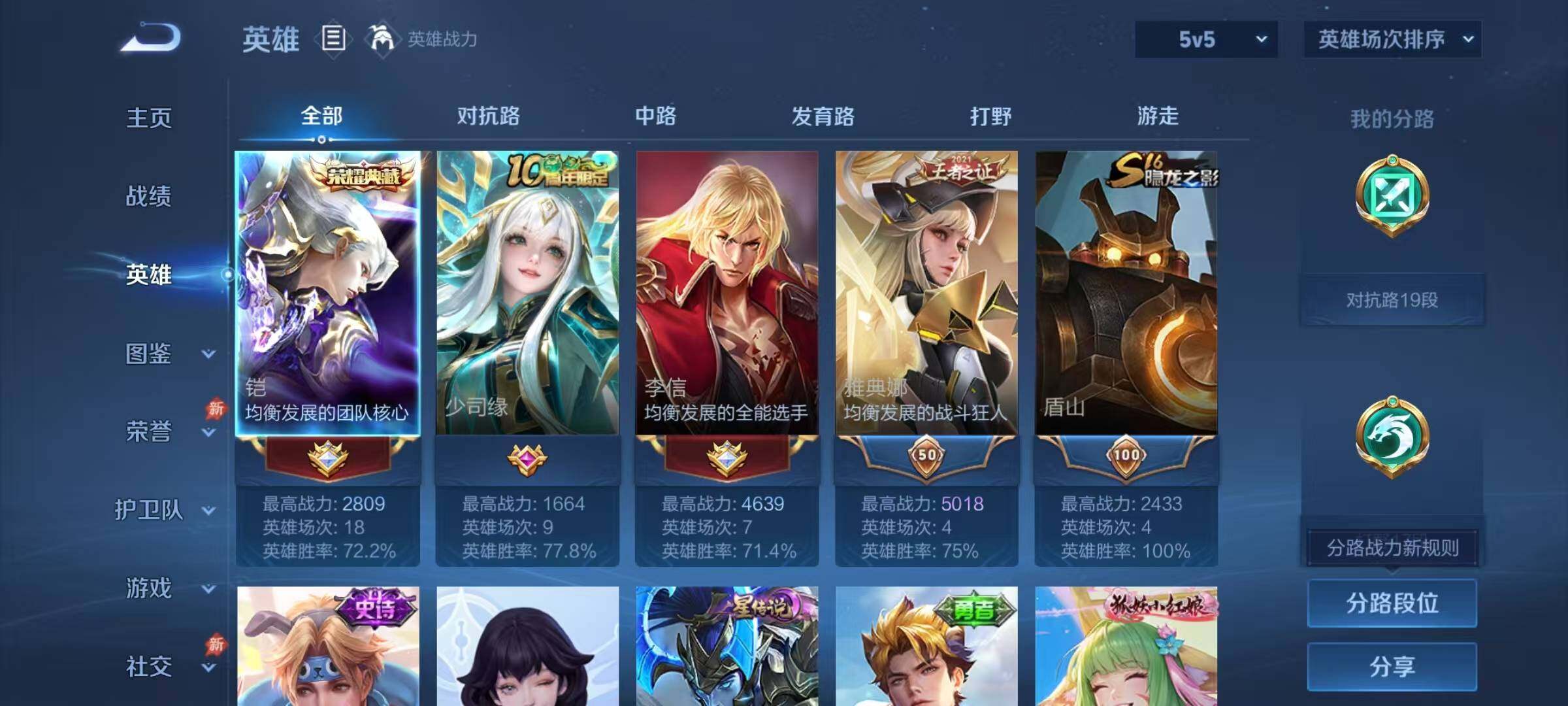 WZJZ4372670王者荣耀账号详情图6