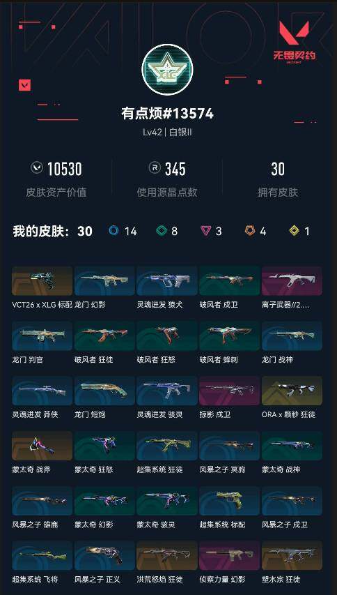 WWQXL442270无畏契约账号详情图4 WWQXL442270无畏契约账号详情图4