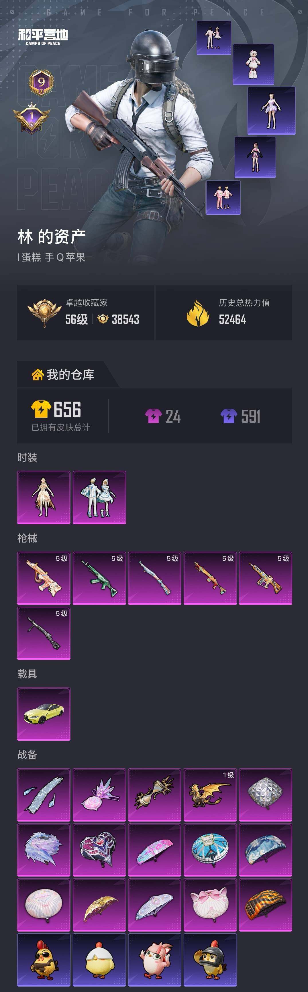 HPLX4216581和平精英账号详情图5