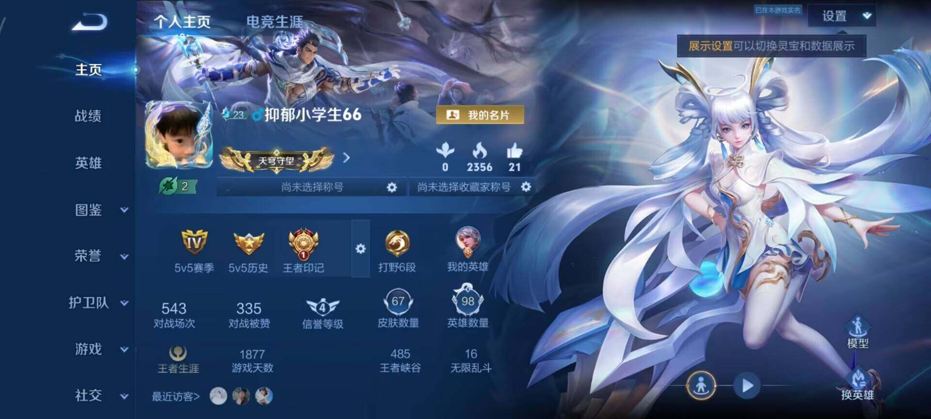 WZCMW4386061王者荣耀账号详情图2