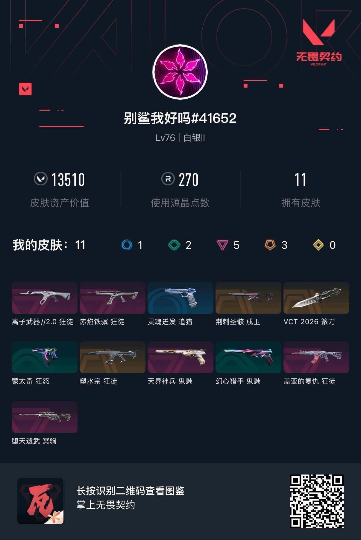 WWQQM442810无畏契约账号详情图4