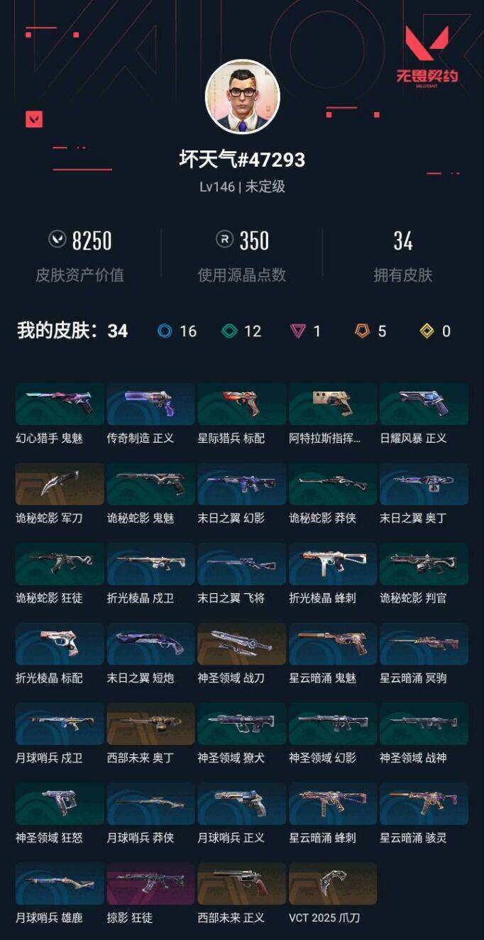 WWQEY442909无畏契约账号详情图4