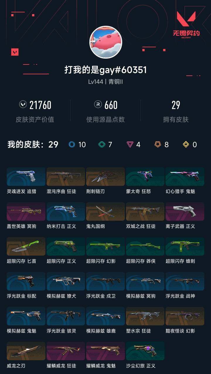 WWQXL443010无畏契约账号详情图5
