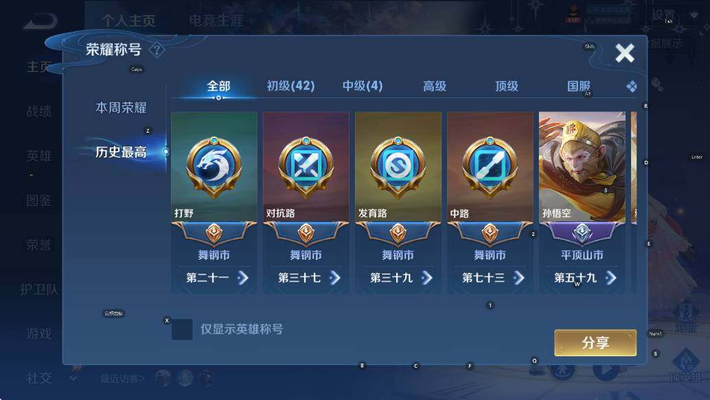 WZLX4372519王者荣耀账号详情图10