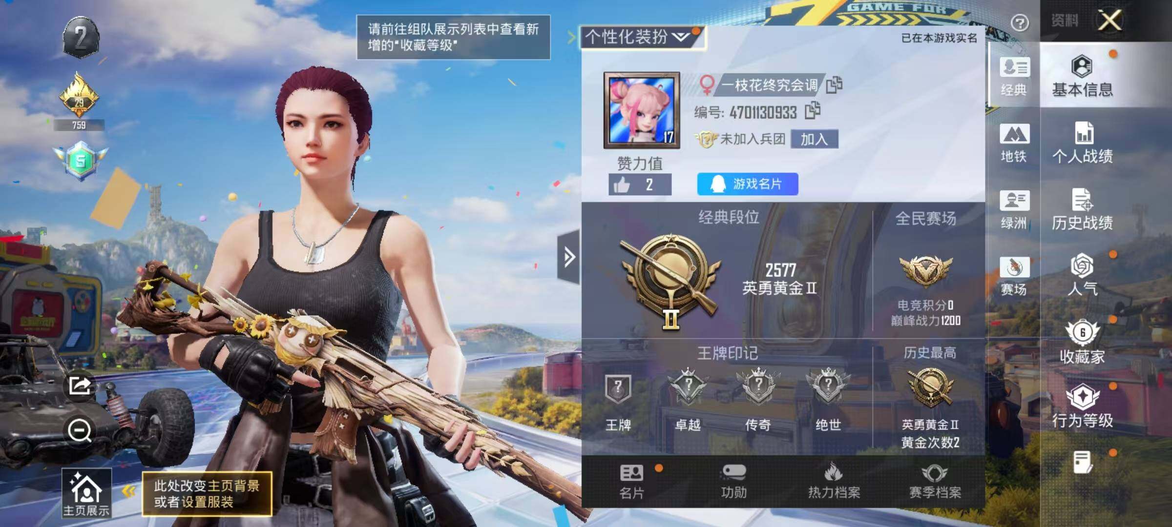 HPEY4220937和平精英账号详情图9