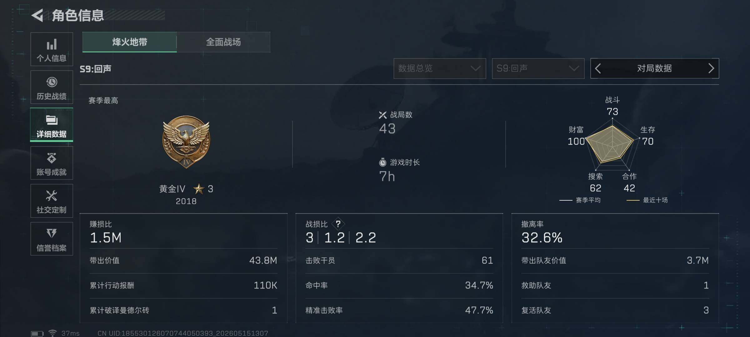 SJZEY4127137三角洲行动账号详情图8