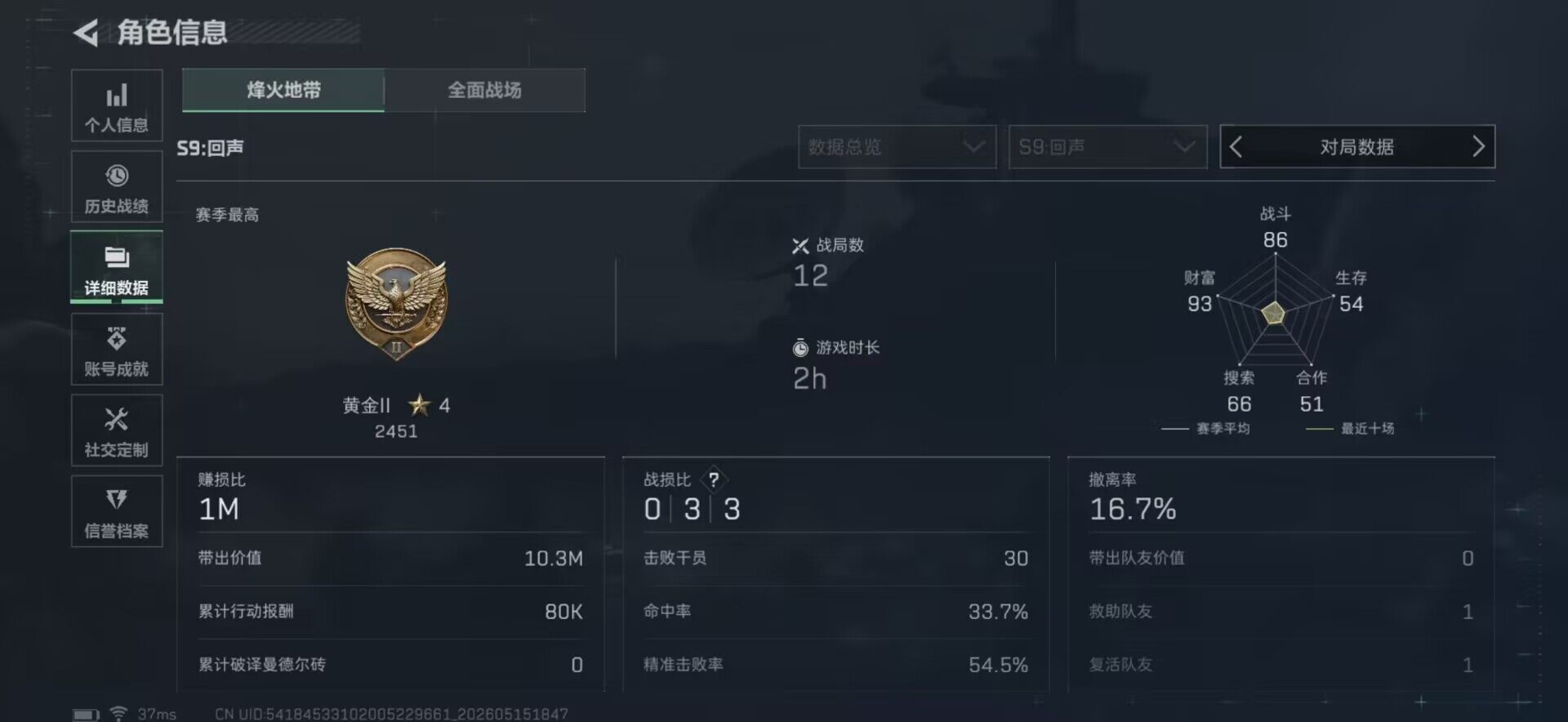 SJZEY4128038三角洲行动账号详情图5
