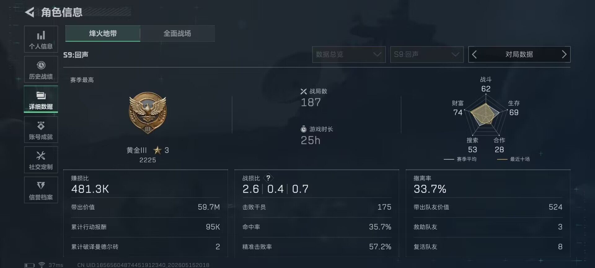 SJZEY4127487三角洲行动账号详情图8