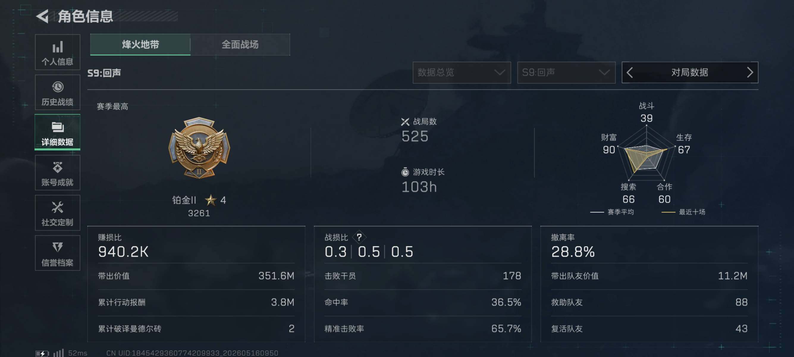 SJZEY4128675三角洲行动账号详情图4 SJZEY4128675三角洲行动账号详情图4