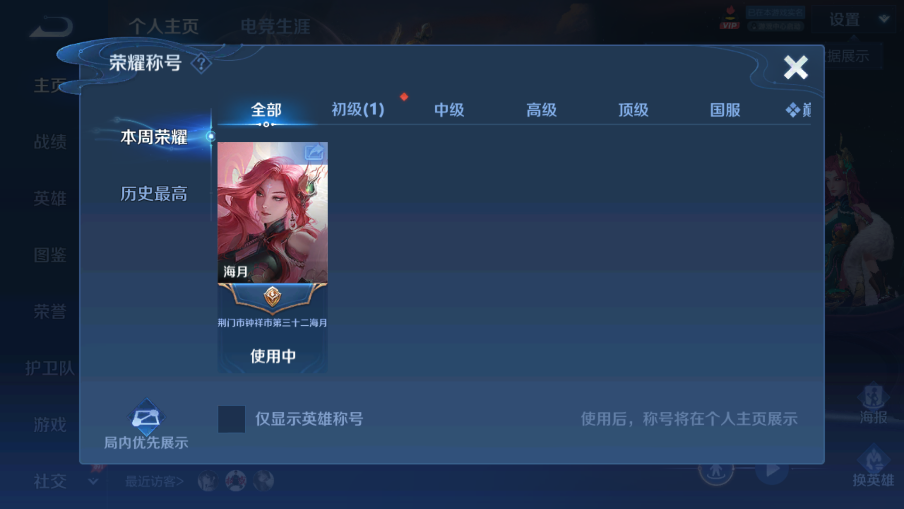 WZLX4390244王者荣耀账号详情图8 WZLX4390244王者荣耀账号详情图8