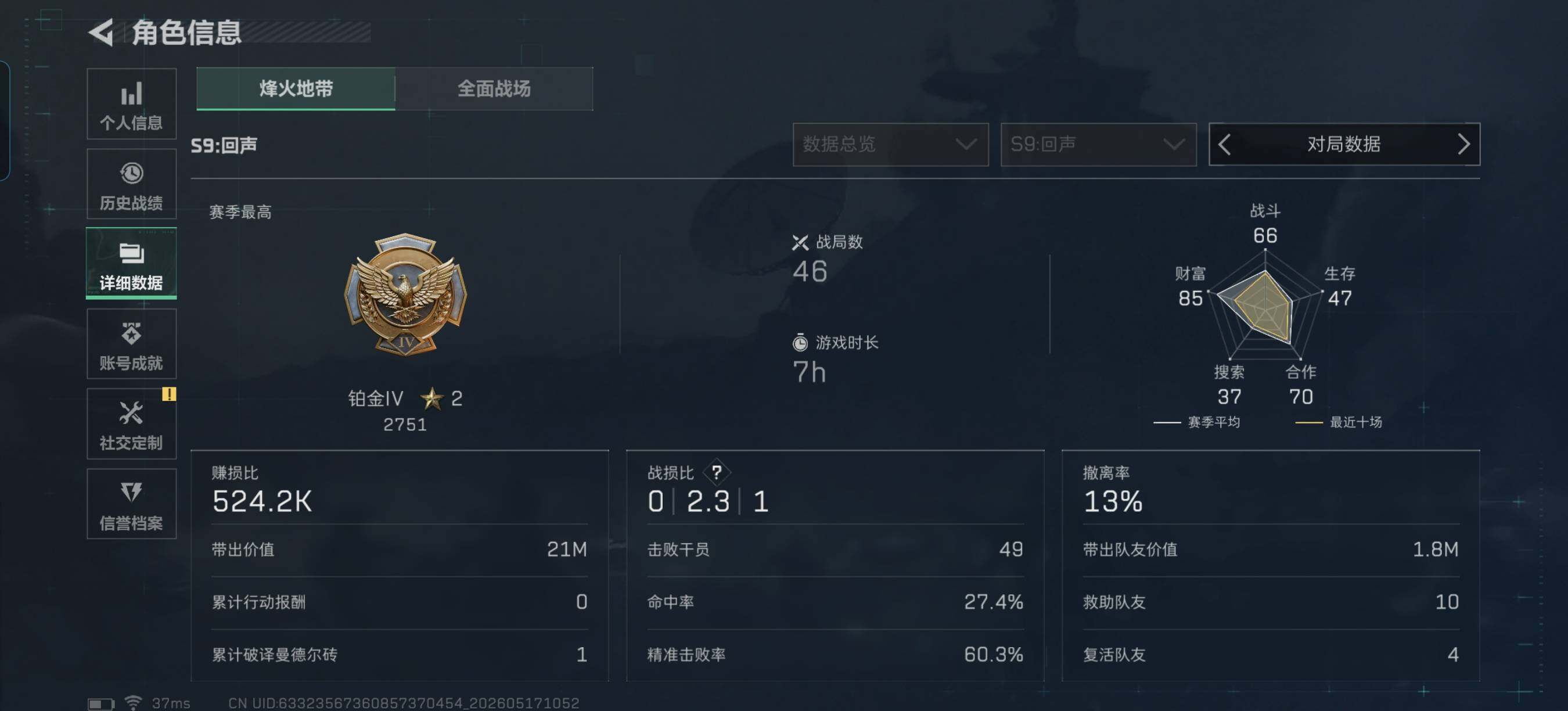 SJZEY4129048三角洲行动账号详情图5