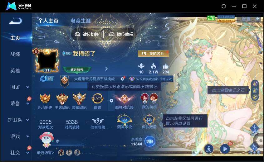 WZQM4380049王者荣耀账号详情图3