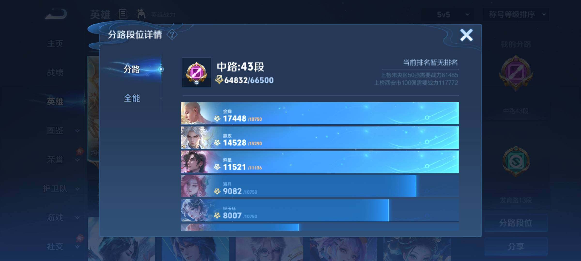 WZCMY4384681王者荣耀账号详情图5 WZCMY4384681王者荣耀账号详情图5