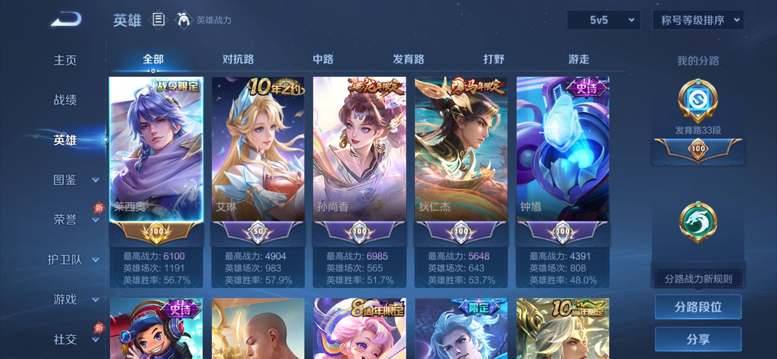WZCMY4384525王者荣耀账号详情图3